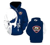 Sudadera con Capucha para Hombre I.s.l.e of M.a.n T..T Chándal De Manga Larga Bolsillo Deportiva Primavera Y Otoño Prendas Abrigo-D||x_s