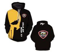 Sudadera con Capucha para Hombre I.s.l.e of M.a.n T..T Chándal De Manga Larga Bolsillo Deportiva Primavera Y Otoño Prendas Abrigo-C||s