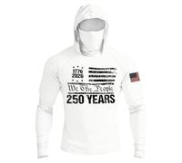 Sudadera con capucha para hombre, manga larga, con cremallera, diseño original, perfecta para el uso diario, gimnasio, escuela, viajes y actividades al aire libre, blanco, XL