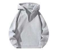 Sudadera con capucha para hombre, manga larga, ropa casual relajada para uso diario, estilo urbano, viajes y planes de fin de semana, diseñada como una capa cómoda y versátil para el armario, gris, L