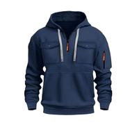 Sudadera con capucha para hombre, sudadera táctica para hombre, sudaderas militares tácticas del Reino Unido, bolsillos con botones, suéteres cálidos para invierno, sudaderas con capucha de manga