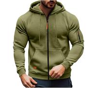 Sudadera con capucha para hombre sudaderas suéter polar marca caliente militar manga larga sudaderas con cremallera deportiva de gran tamaño chaqueta de trabajo con capucha para invierno y otoño S-4Xl