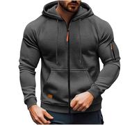 Sudadera con capucha para hombre sudaderas suéter polar marca caliente militar manga larga sudaderas con cremallera deportiva de gran tamaño chaqueta de trabajo con capucha para invierno y otoño S-4Xl