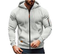 Sudadera con capucha para hombre sudaderas suéter polar marca caliente militar manga larga sudaderas con cremallera deportiva de gran tamaño chaqueta de trabajo con capucha para invierno y otoño S-4Xl