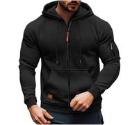 Sudadera con capucha para hombre sudaderas suéter polar marca caliente militar manga larga sudaderas con cremallera deportiva de gran tamaño chaqueta de trabajo con capucha para invierno y otoño S-4Xl
