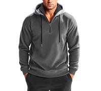Sudadera con Capucha para Hombres con Cremallera para Trabajo Sudaderas de Invierno de Manga Larga Algodón Elegantes Suéteres Y Tops para Entrenamiento para Hombres Y Chicos