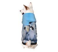 Sudadera con capucha para madre pingüino y perro bebé, ropa suave y transpirable para perros pequeños a grandes, ropa elegante y cómoda para perros
