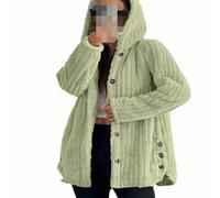 Sudadera con capucha para mujer, algodón, con capucha para mujer, algodón, suéter de forro polar al aire libre, tops sueltos, outwear otoño, invierno, manga larga, tapas de red con botón sudadera