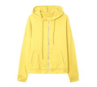 Sudadera con capucha para mujer con cremallera Oversize - Chaqueta Sudadera para mujer con capucha Tops Relaxed Hoodie Sport Tops Otoño Sudadera al aire libre Outwear con cordón de sujeción Tops con