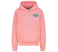 Sudadera con capucha para mujer con estampado de palmeras y diseño de letras Dre