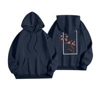 Sudadera con capucha para mujer con estampado rubio, sudadera con capucha de álbum rubio, sin botones, ropa de calle, azul marino, 5XL