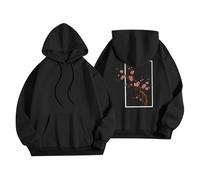 Sudadera con capucha para mujer con estampado rubio, sudadera con capucha de álbum rubio, sin botones, ropa de calle, Negro, 5XL