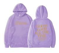 Sudadera con capucha para mujer con texto en inglés "Jesus God Is Good All The Time" Y2K con letras gráficas cristianas, lindas y vintage, sudaderas religiosas para adolescentes, manga larga, casual