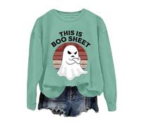 Sudadera con capucha para mujer, de manga larga, cuello redondo, suave, cómoda, elegante, para descansar, verde, S