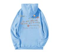 Sudadera con capucha para mujer, diseño con texto en inglés "Dear Person Behirad Me You Are Amazing Beautiful And Enough Pocket Drawstring Ladies Hoodie Otoño Invierno Cómodas Sudaderas con Capucha