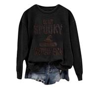 Sudadera con Capucha para Mujer Diseño de Letras de Bruja Yes I Can Drive A Stick Impresión Motivacional Suéter de Manga Larga sin Chaqueta Deportiva Oversize Jersey Algodón Traje