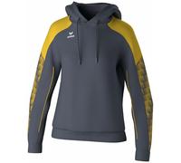 erima Sudadera con Capucha EVO Star (1072427) Mujer, Slate Grey/Amarillo, 44