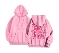 Sudadera con capucha para mujer, estampado de Jesús en la espalda, sudaderas con capucha para mujer, deporte, informal, suéter de gran tamaño, sudaderas, otoño invierno, cálido, sudaderas, chalecos y