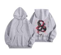 Sudadera con capucha para mujer, estampado japonés, en la parte posterior, sudaderas con capucha para mujer, deporte, informal, sudaderas, sudaderas, sudaderas, sudaderas y sudaderas, de manga larga