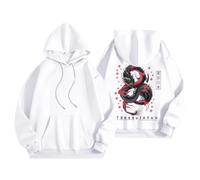 Sudadera con capucha para mujer, estampado japonés, en la parte posterior, sudaderas con capucha para mujer, deporte, informal, sudaderas, sudaderas, sudaderas, sudaderas y sudaderas, de manga larga