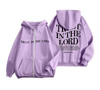 Sudadera con capucha para mujer Los Angeles Brief con capucha, sudadera con capucha para otoño e invierno, manga larga con letras impresas, suéter de gran tamaño, para adolescentes y niñas, 53, XL