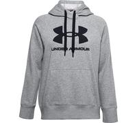 Under Armour Rival Fleece Logo Hoodie, Sudadera Mujer, Acero Jaspeado Medio/negro/negro (035), XS