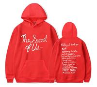 Sudadera con Capucha para Mujer y Hombre con Estampado de Singer Album Gracie Merch A-brams Tour Casual Loose Long Sleeve Pullover Sweatshirt Tops Unisex-Red||s