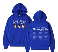 Sudadera con Capucha para Mujer Y Hombre con Estampado De Singer Fans Gracie Merch A-brams Tour Álbum Musical Informal De Manga Larga Unisex-Blue||m