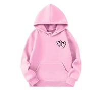 Sudadera con Capucha para niña, Sudadera de Manga Larga, Sudadera con Capucha gráfica, jerséis para niña, Ropa Superior para niña1