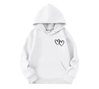 Sudadera con Capucha para niña, Sudadera de Manga Larga, Sudadera con Capucha gráfica, jerséis para niña, Ropa Superior para niña1