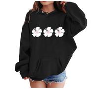 Sudadera con Capucha para niña, Sudadera Suave de Manga Larga, Sudadera con Capucha gráfica, jerséis Bonitos para niña, Ropa Superior para niña Ofertas De Casacas De Hombre