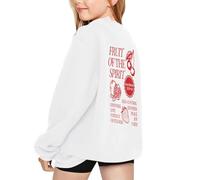 Sudadera con Capucha para Niñas Chaqueta Atlética Informal Casual Top Jersey Estampado Lindo Chándal Top Casual Manga Larga Ropa Suéter Corto Estampado Sudadera con Capucha Perdida