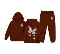 Sudadera con Capucha para niñas y niños, Conjunto de chándal Unisex de Dos Piezas con Capucha y Pantalones Deportivos, diseño de Camuflaje, para Hermanos, Juego a Juego.