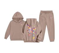 Sudadera con Capucha para niñas y niños, Conjunto de chándal Unisex de Dos Piezas con Capucha y Pantalones Deportivos, diseño de Camuflaje, para Hermanos, Juego a Juego.