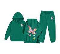 Sudadera con Capucha para niñas y niños, Conjunto de chándal Unisex de Dos Piezas con Capucha y Pantalones Deportivos, diseño de Camuflaje, para Hermanos, Juego a Juego.