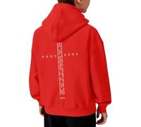 Sudadera con Capucha para niño, Estilo Informal, con diseño Inspirador de Sé Valiente, Ideal para la Iglesia y para Uso Diario, Tejido Suave y Ligero.