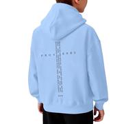 Sudadera con Capucha para niño, Estilo Informal, con diseño Inspirador de Sé Valiente, Ideal para la Iglesia y para Uso Diario, Tejido Suave y Ligero.