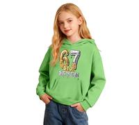 Sudadera con capucha para niños 6 7 para niñas y niños Six Seven Cool Kids con estampado de personajes, algodón orgánico, transpirable, para niños grandes, sudadera con capucha para niños de 13 a 14