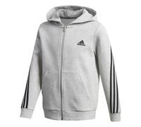 Sudadera con capucha para niños adidas 3-Stripes Doubleknit Full-Zip 7/8 ans Unisex