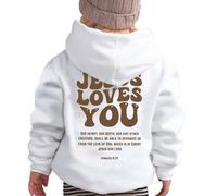 Sudadera con Capucha para Niños Chaqueta de Chándal Deportiva con Bolsillo Cuello Redondo Blusas Ropa Pull-Over Sudadera para Niños Pequeño Ropa de Deporte Algodón Camiseta Deporte