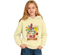 Sudadera con Capucha para Niños - Chaqueta de Chándal Sólido Clásico Sudadera Ropa de Deporte Algodón Tops cálidos clásica Lisa Jersey para Infantil 2-7 Años#A
