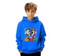 Sudadera con capucha para niños con capucha para niñas 67, sudadera con capucha para niños, unisex, sudadera con estampado Six Seven, sudadera Y2k Vintage Clásica Invierno Niños Ropa de calle para
