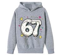 Sudadera con capucha para niños de 13 a 14 años con estampado de personajes de mezcla de poliéster de fácil cuidado para niñas de 13 a 14 años