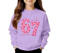 Sudadera con capucha para niños de 6 a 7 años, para niñas y niños de 6 a 7 años, ajuste holgado, informal, con cuello redondo, con dibujos animados, de rizo francés, para adolescentes de 13 a 14 años