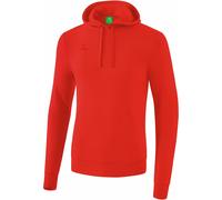 ERIMA Basic Uni Sweat Sudadera con Capucha, Unisex Kids, Rojo, 128