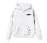 Sudadera con capucha para niños Meet Me at The Ocean 2025 con capucha para adolescentes y niñas, lindas sudaderas con gráficos preepy con bolsillos, forro polar favorito para niñas, blanco, 10-11 años