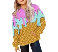 Sudadera con capucha para niños y niñas, informal, básica, sudaderas de manga larga, cómodas sudaderas con capucha de manga larga, suéter para niños, unisex, para deportes al aire libre, chaqueta de