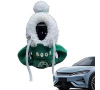 Sudadera con capucha para palanca de cambios de coche, sudadera con capucha para palanca de cambios de coche | Boo Knob Cover Decoración navideña automotriz | Sudadera con capucha Ghost Pattern Shi