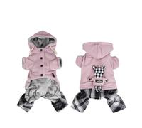 Sudadera con Capucha para Perro A Prueba De Viento, Chaqueta Cálida De Lana para Mascotas, Shiba Inu, Yorkshire Terrier, Pug Bulldog, Chaqueta De Nieve para Clima Frío,A,l