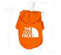 Sudadera con capucha para perro con diseño de letras para perros bulldog francés, sudadera para perros pequeños y medianos Chihuahua (1, L)